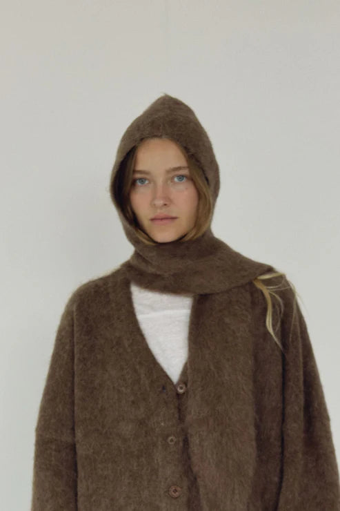 Umber Hooded Scarf