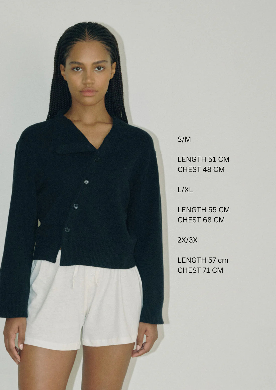 Onyx Asymmetric Knit