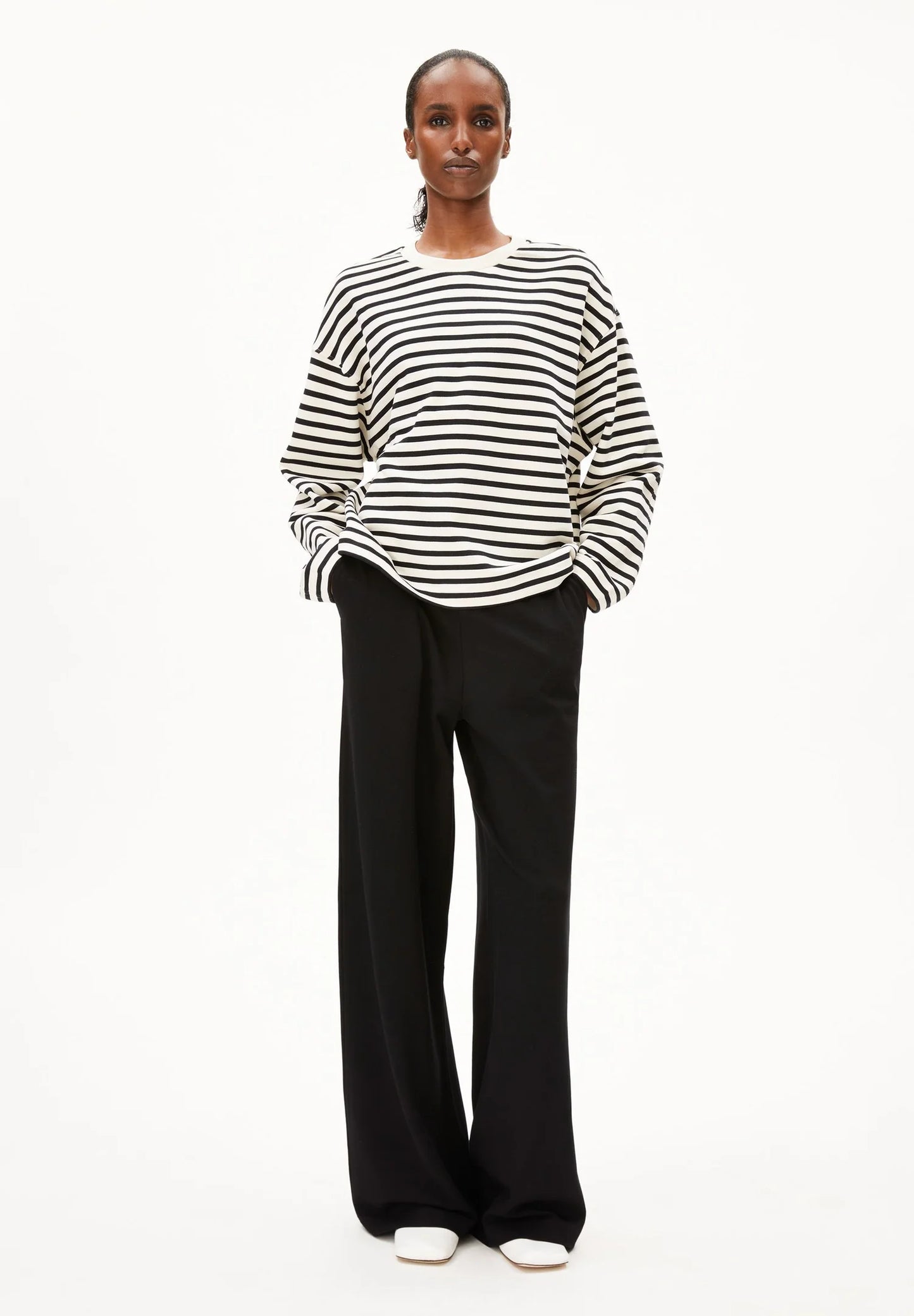 Black Striped Sweater