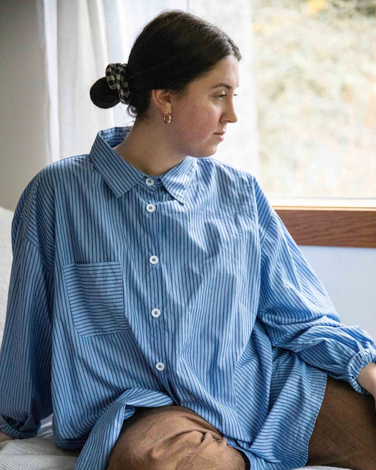 Dark Striped Leo Top