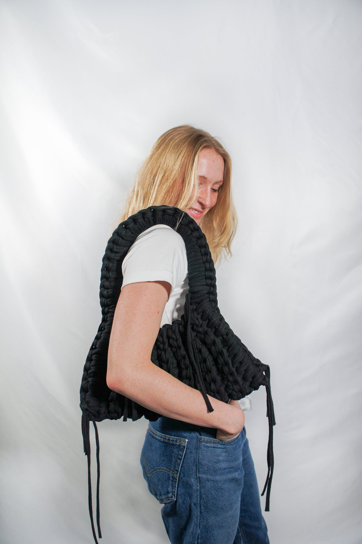 Black DUSK Shoulder Bag