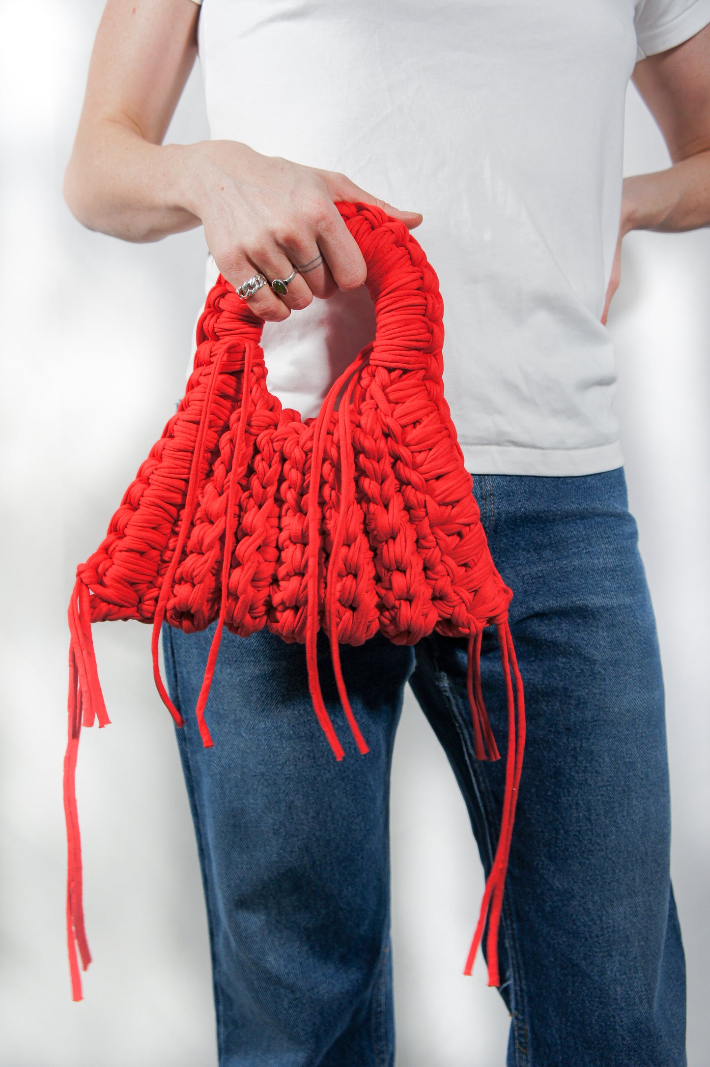 Red DUSK Handbag