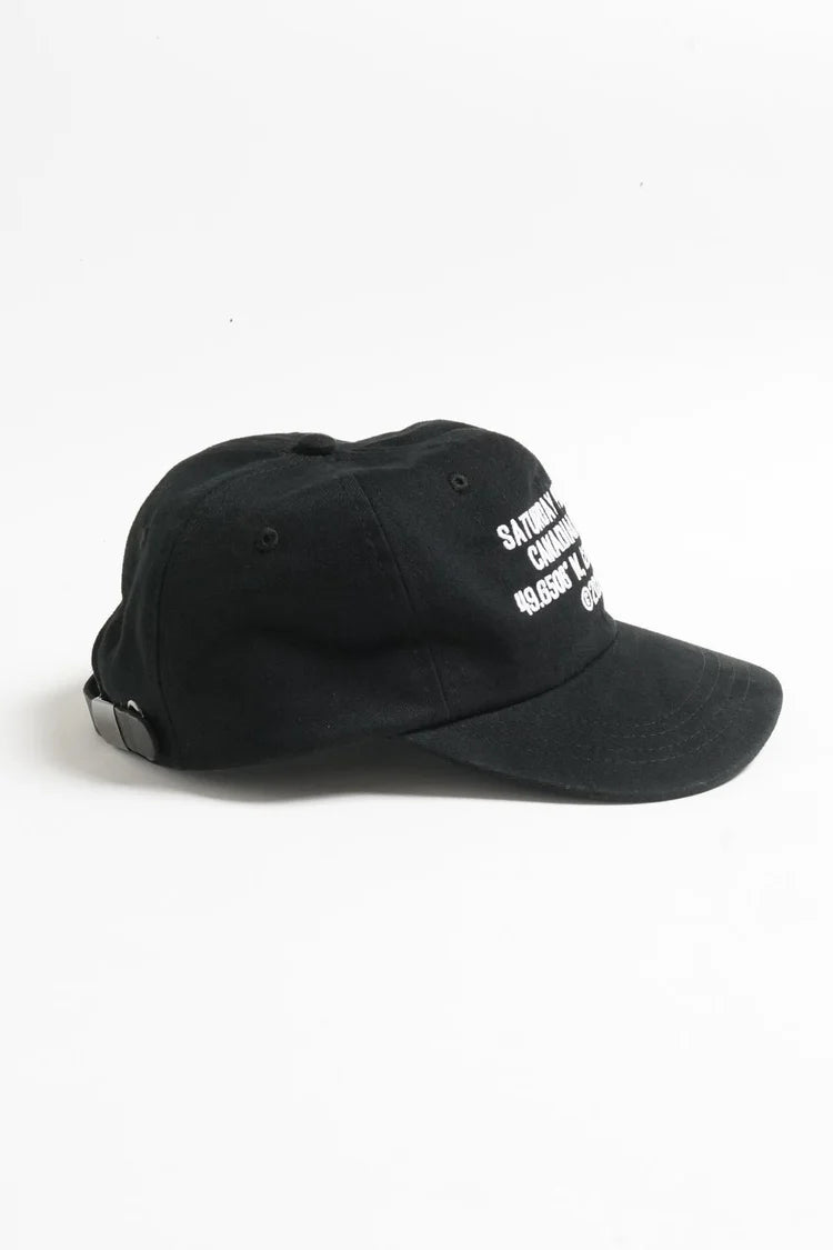 Black Coordinates Hat