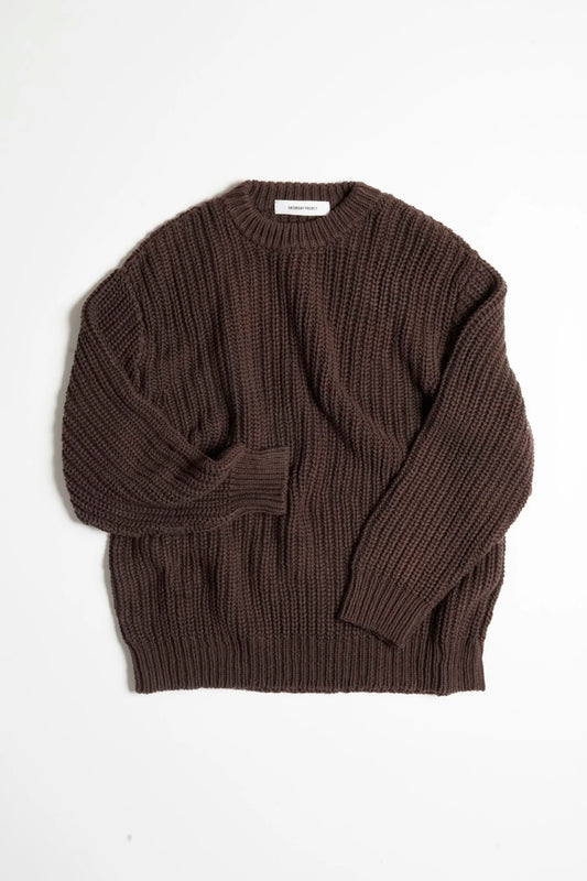 Chestnut Fisherman Knit