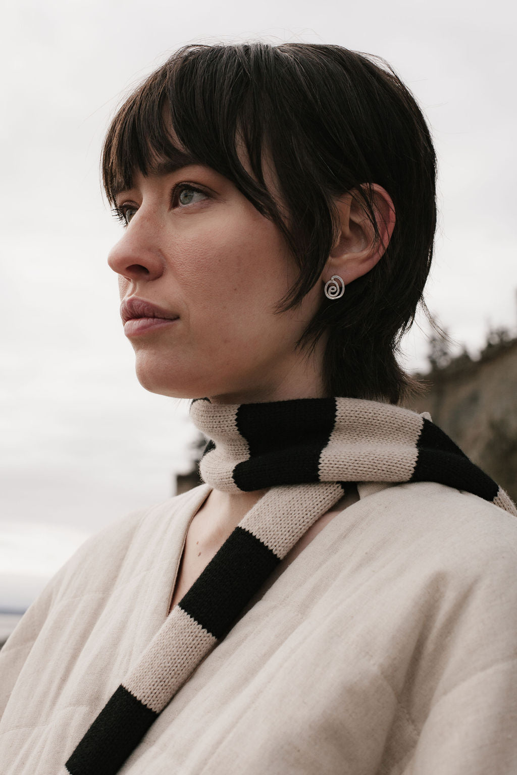 Small Spiral Earring