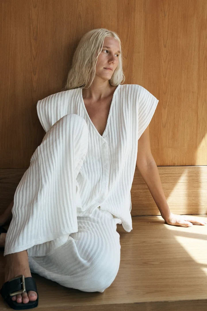 Natural RYE Button Up