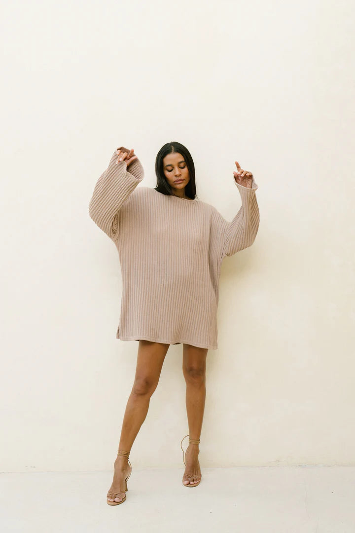 Almond Sweater Dress