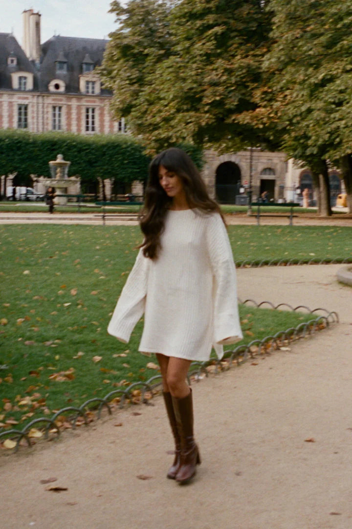 Natural Sweater Dress