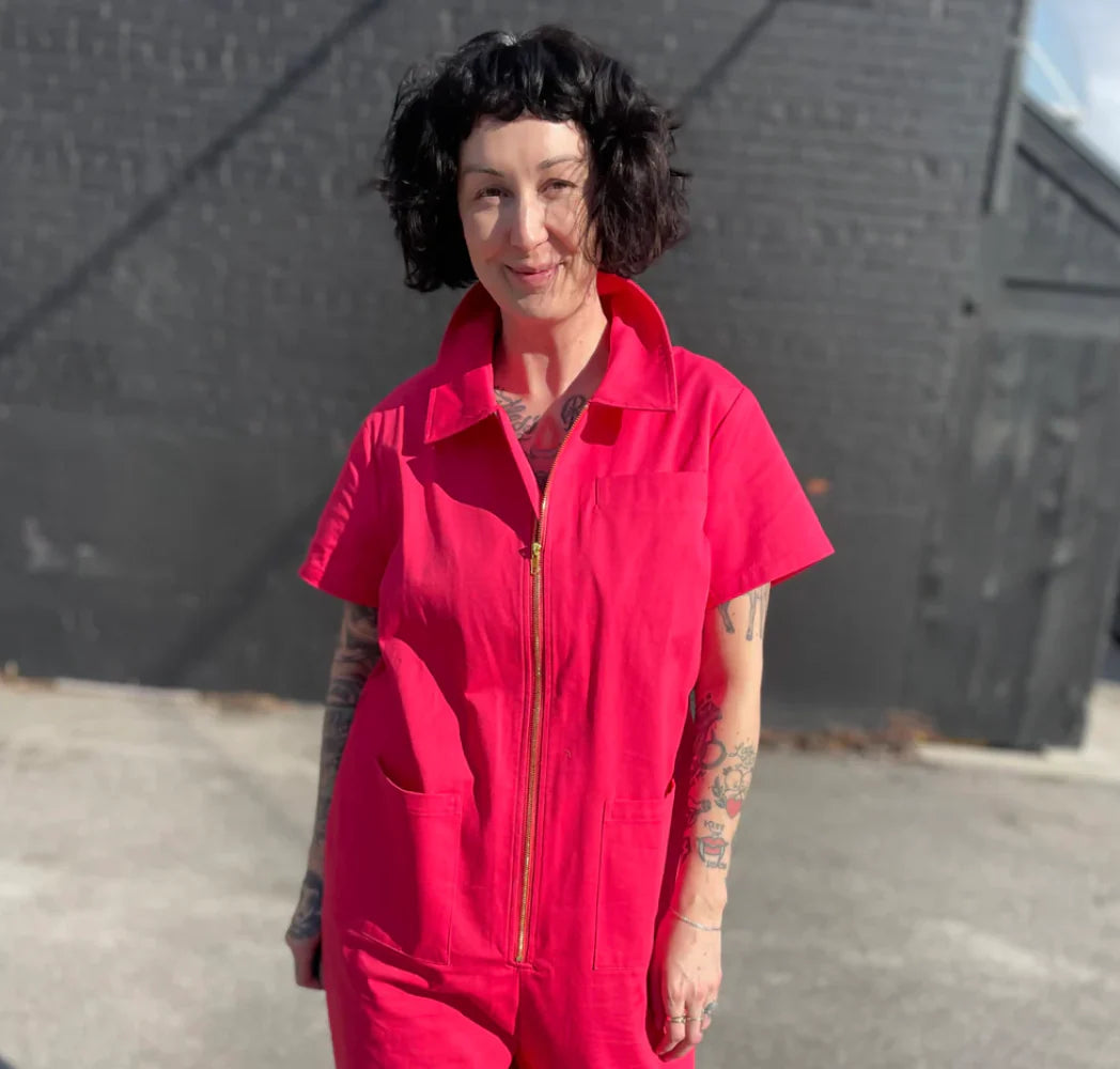 Pink Baggy Boilersuit