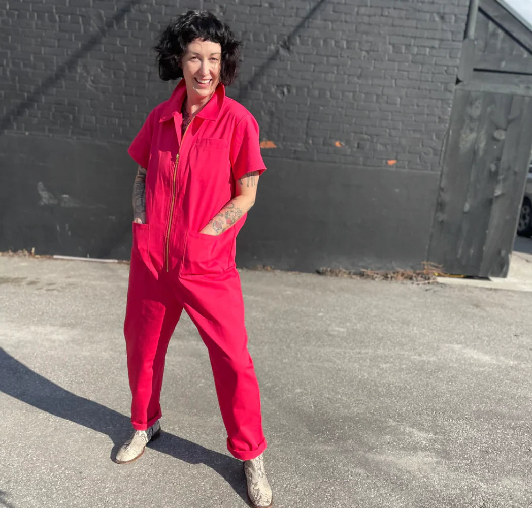 Pink Baggy Boilersuit
