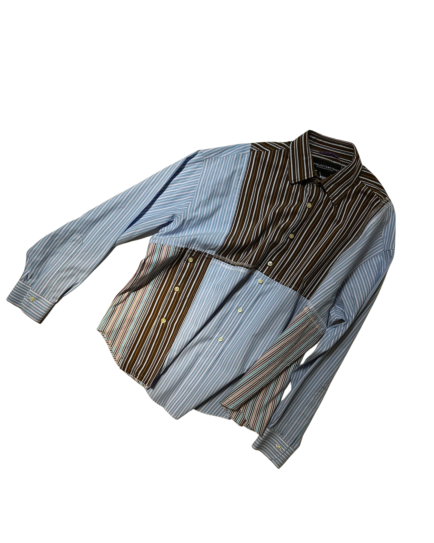 Brown/Blue Working Class Button Up