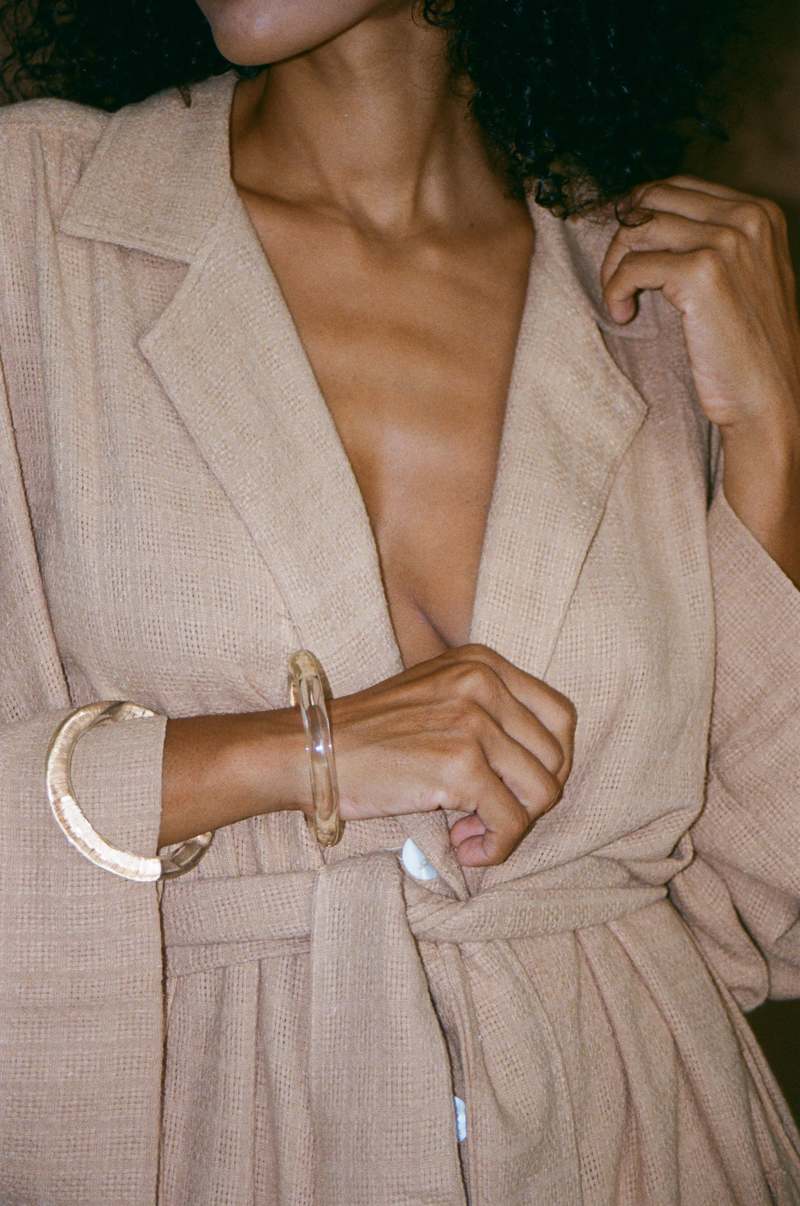 Almond Von Blazer Dress