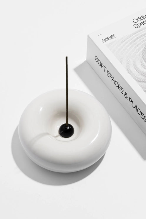 Off White Incense Holder