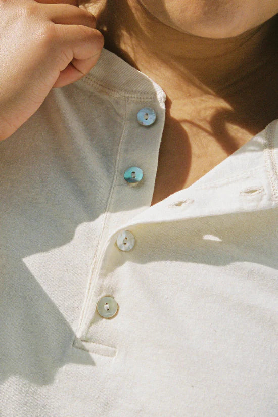 Natural Hemp Bay Henley