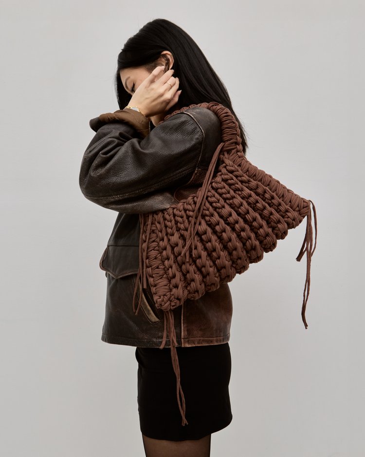 Chocolate DUSK Shoulder Bag