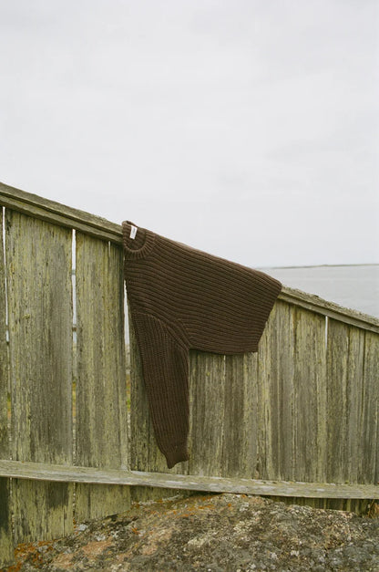 Chestnut Fisherman Knit