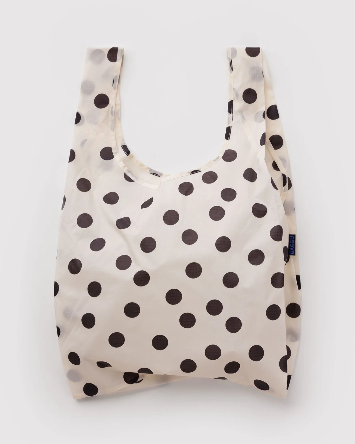 Cream Polka Dot Standard Baggu
