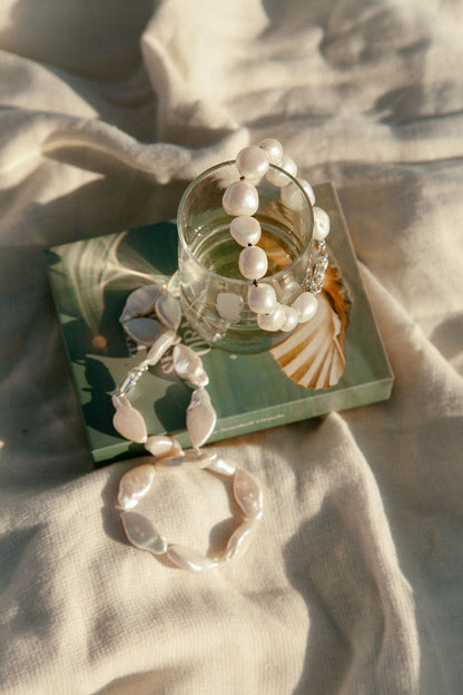 Coin Pearl Necklace