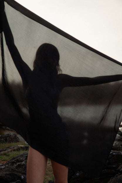 Big Gold Silk Scarf