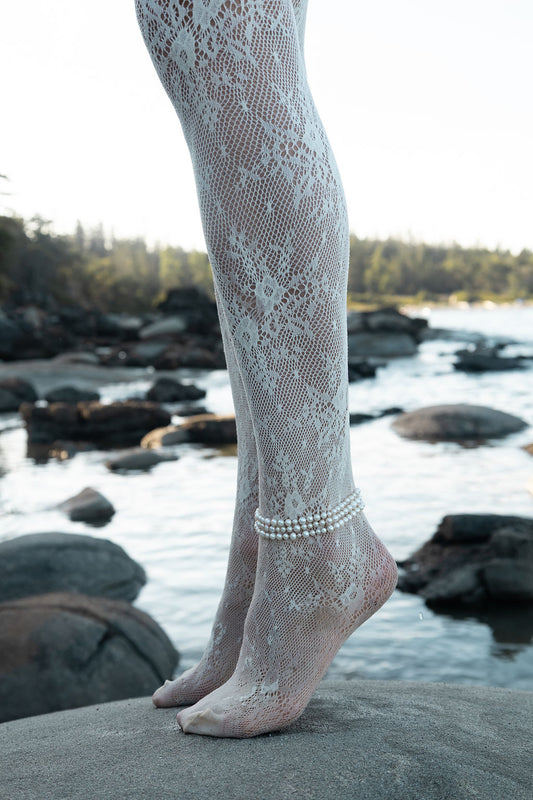 Long Bubble Pearl Strand