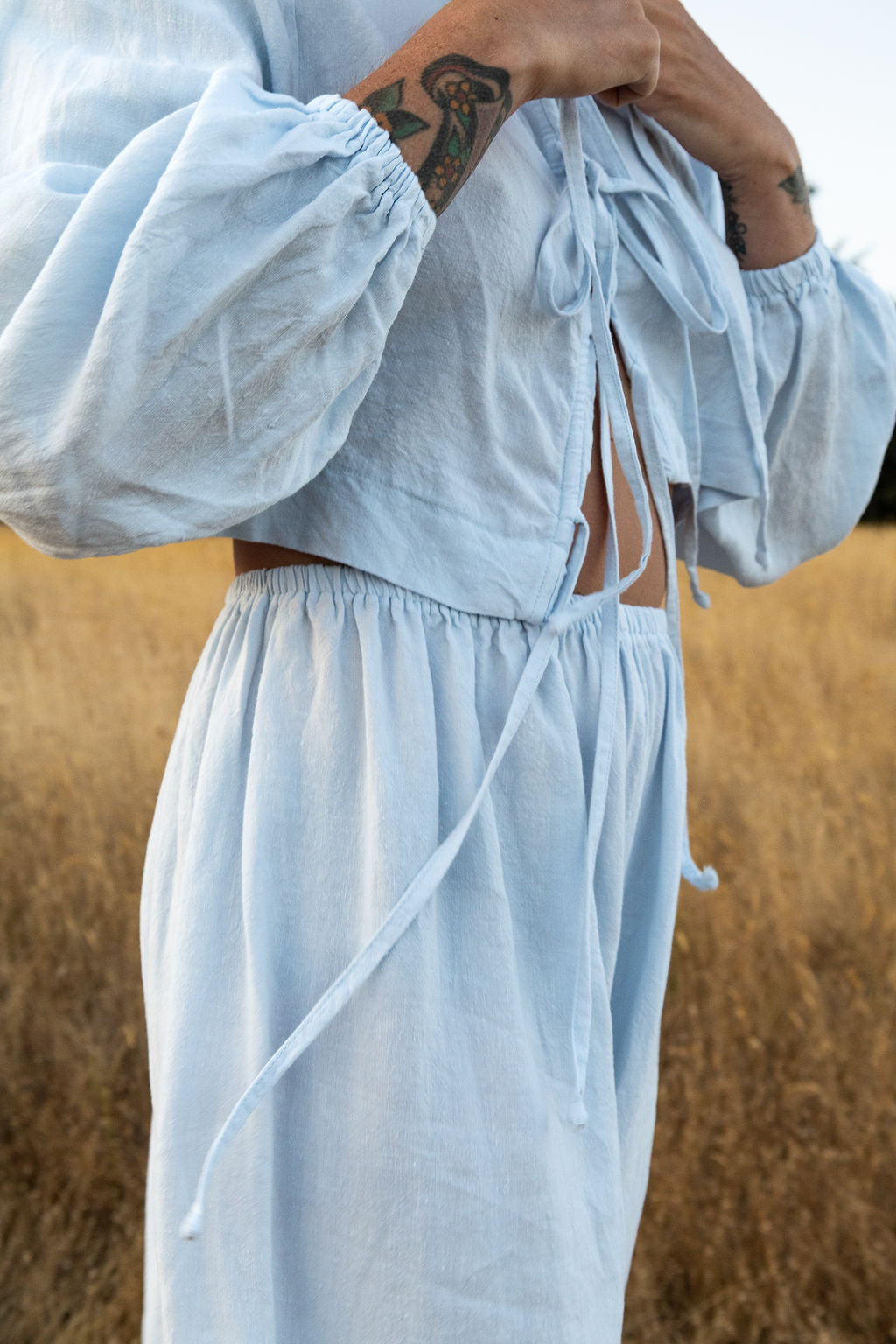 Summerskies Tie Top