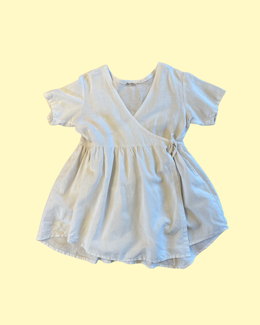 White Mini Hawthorn Dress
