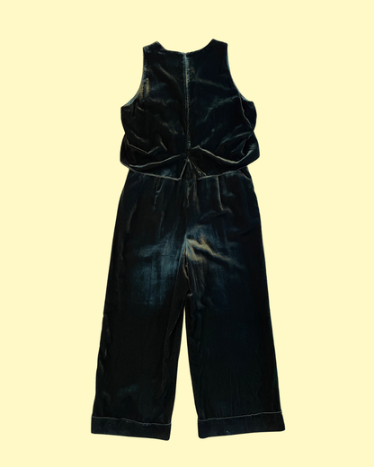 Green Velvet Jumpsuit