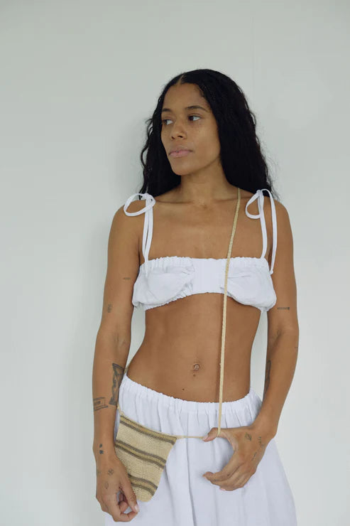 White Bra Top