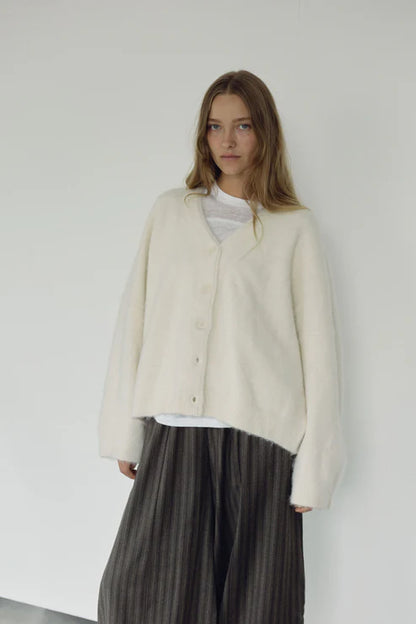 Milk V Neck Cardi