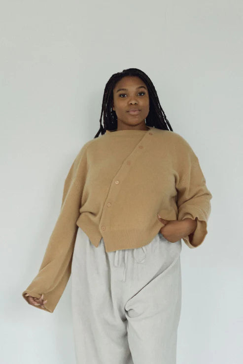 Toast Asymmetric Knit