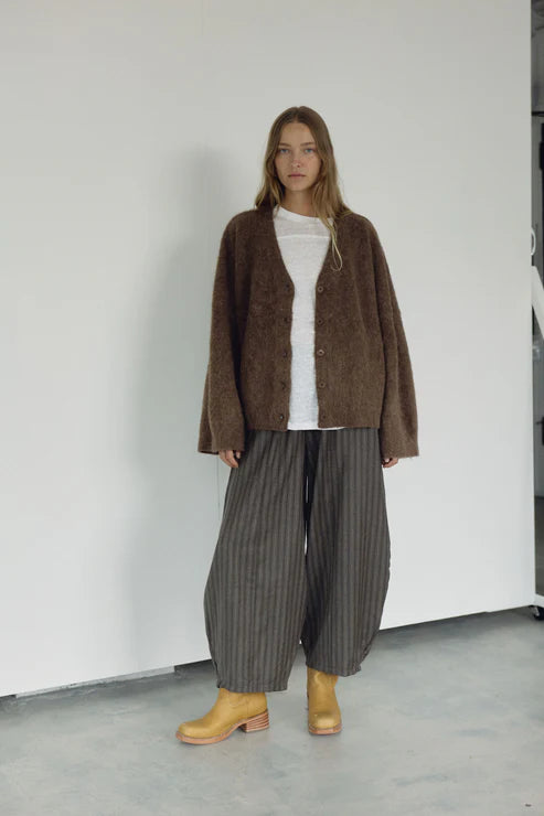 Stripe Barrel Pant