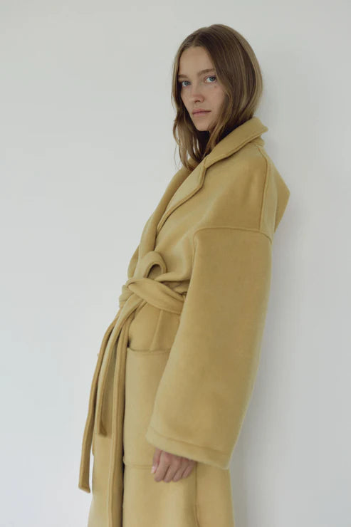 Wool Wrap Coat