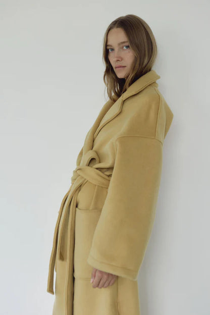 Wool Wrap Coat