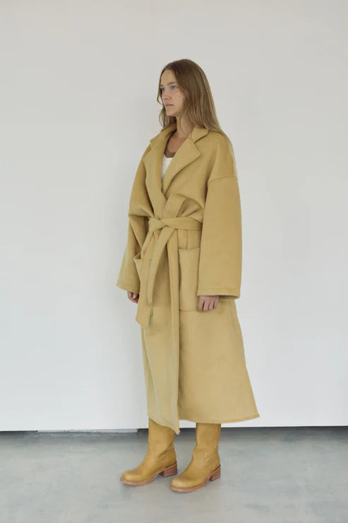 Wool Wrap Coat