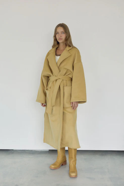 Wool Wrap Coat