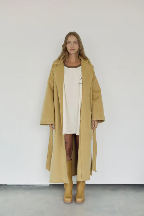 Wool Wrap Coat