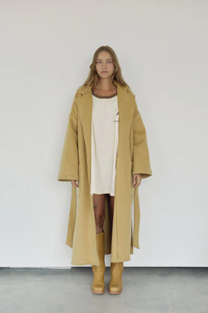 Wool Wrap Coat