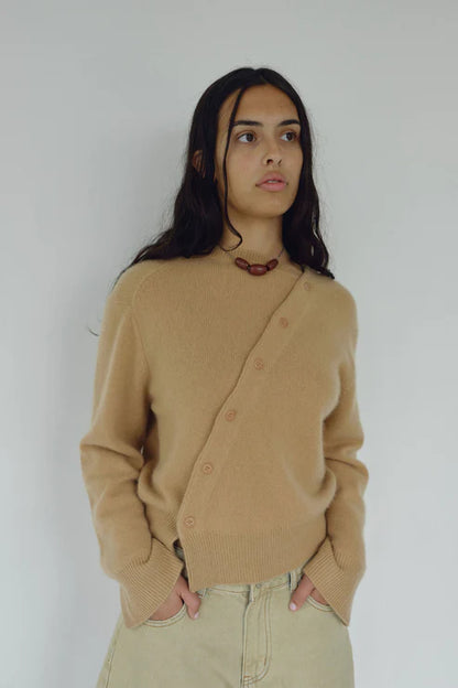Toast Asymmetric Knit