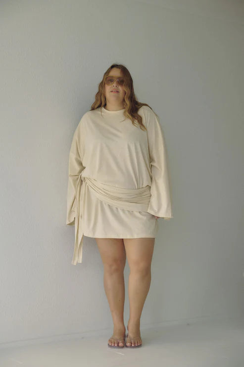 Milk Wrap Dress