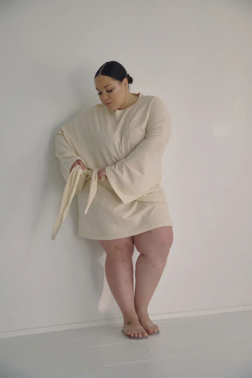 Milk Wrap Dress
