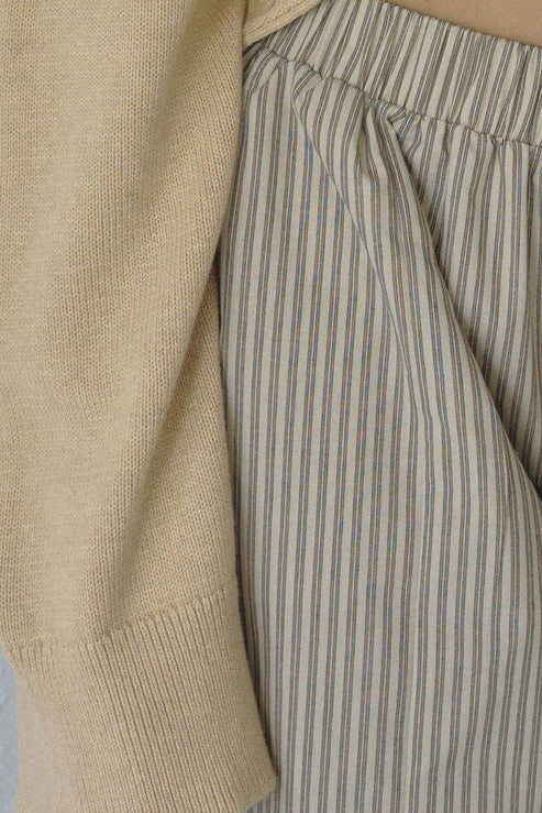 Stripe Barrel Pant
