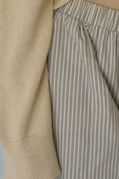 Stripe Barrel Pant