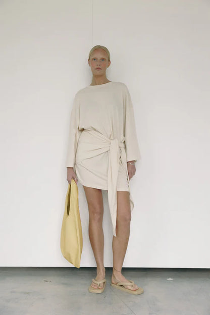 Milk Wrap Dress