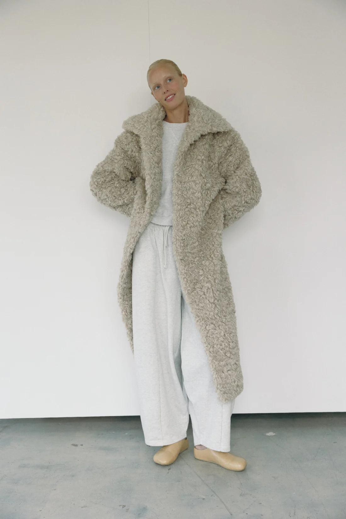 Faux Fur Duster