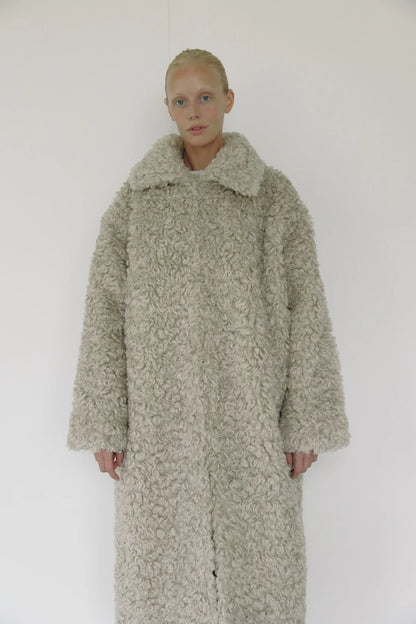 Faux Fur Duster