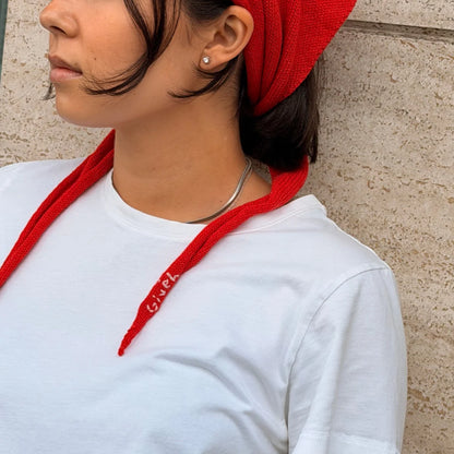 Red Lily Scarf