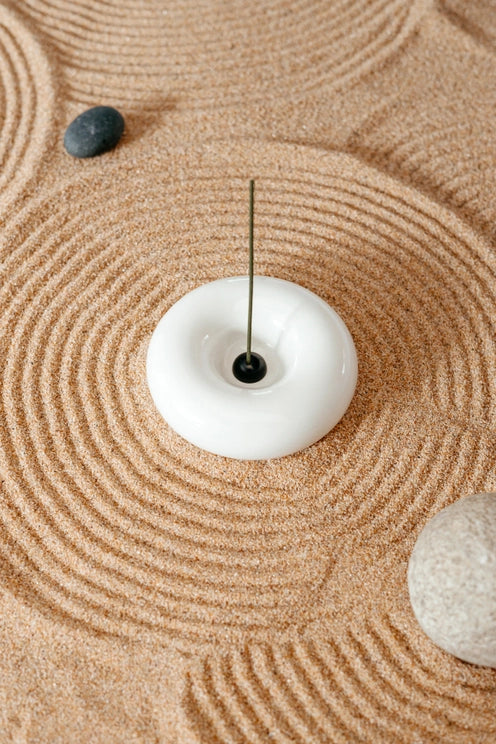 Off White Incense Holder