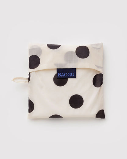 Cream Polka Dot Big Baggu