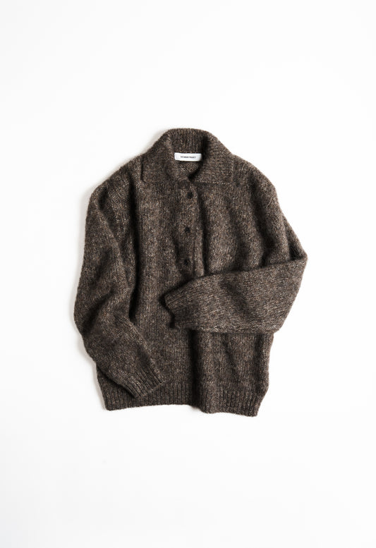 Ashy Brown Alpaca Polo