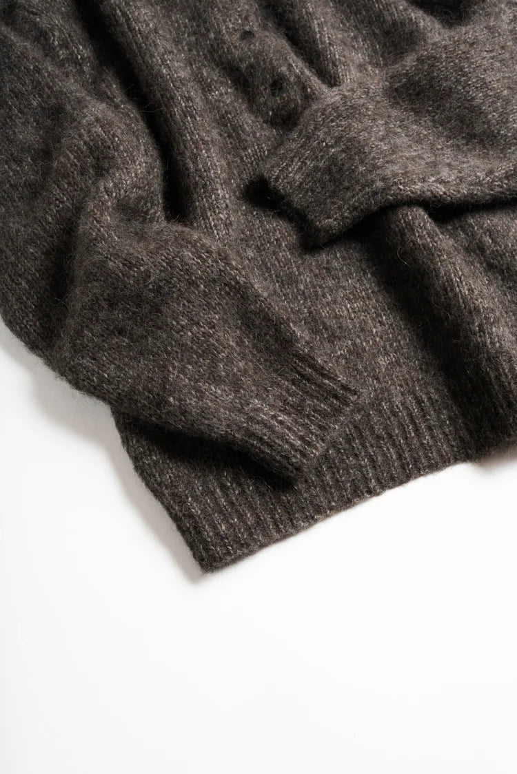 Ashy Brown Alpaca Polo